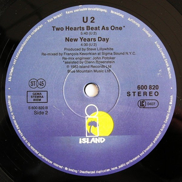 U2 ~ Sunday Bloody Sunday (Vinyl) - Djungel & Jazz