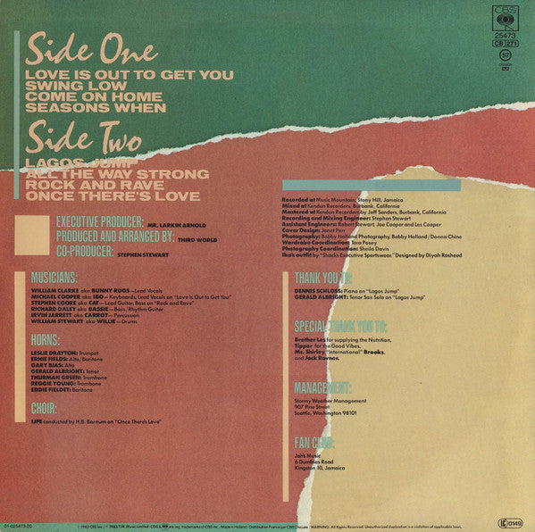 Third World ~ All The Way Strong (Vinyl) - Djungel & Jazz