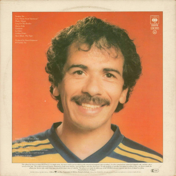 Carlos Santana ~ The Swing Of Delight (Vinyl) - Djungel & Jazz