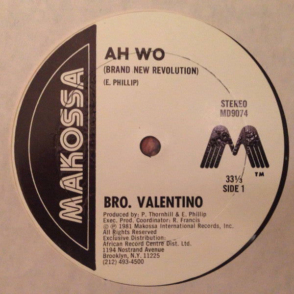 Brother Valentino : Brand New Revolution (12")