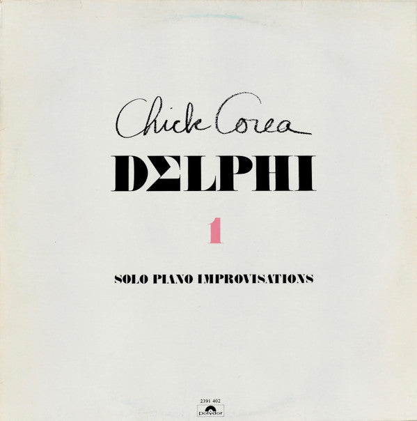 Chick Corea : Delphi 1 Solo Piano Improvisations (LP, Album)