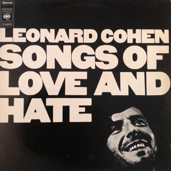 Leonard Cohen : Songs Of Love And Hate (LP, Album, RE)