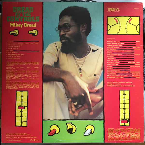 Mikey Dread : Dread At The Controls (LP, Album)
