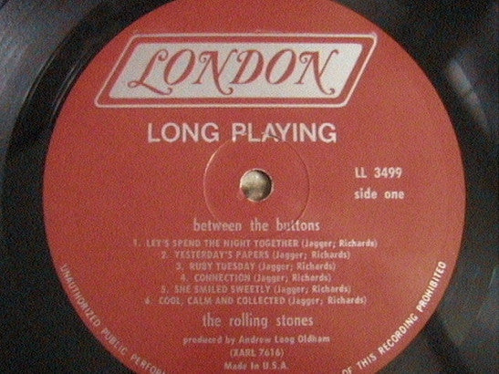 The Rolling Stones ~ Between The Buttons (Vinyl) - Djungel & Jazz