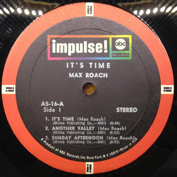 Max Roach His Chorus And Orchestra ~ It's Time (Vinyl) - Djungel & Jazz
