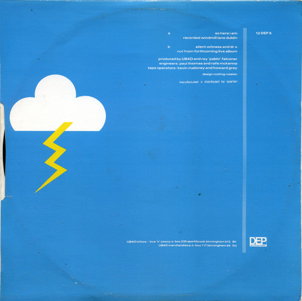 UB40 : So Here I Am (12", Single)