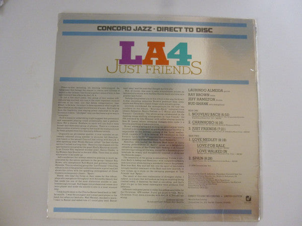 LA4 ~ Just Friends (Vinyl) - Djungel & Jazz