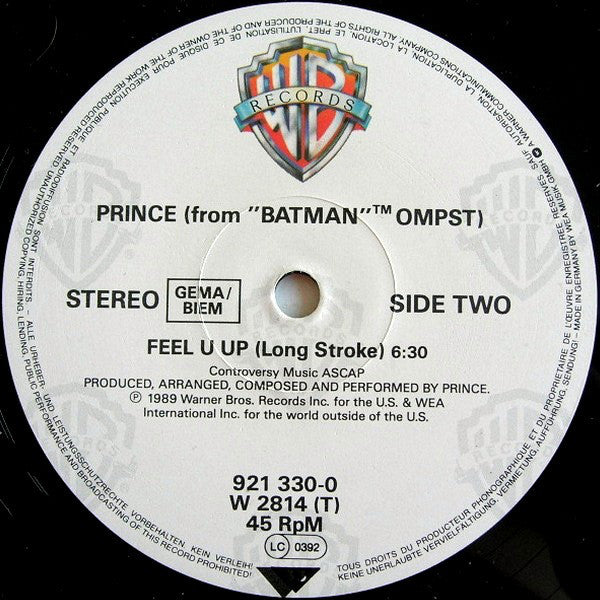 Prince : Partyman (12", Maxi)