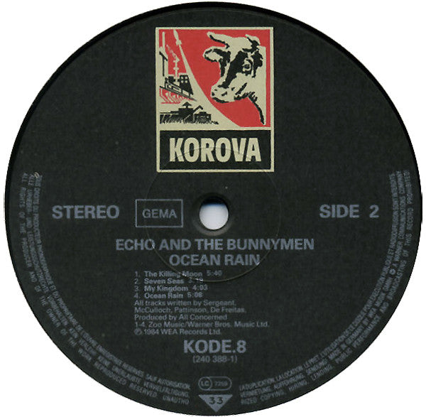 Echo & The Bunnymen ~ Ocean Rain (Vinyl) - Djungel & Jazz