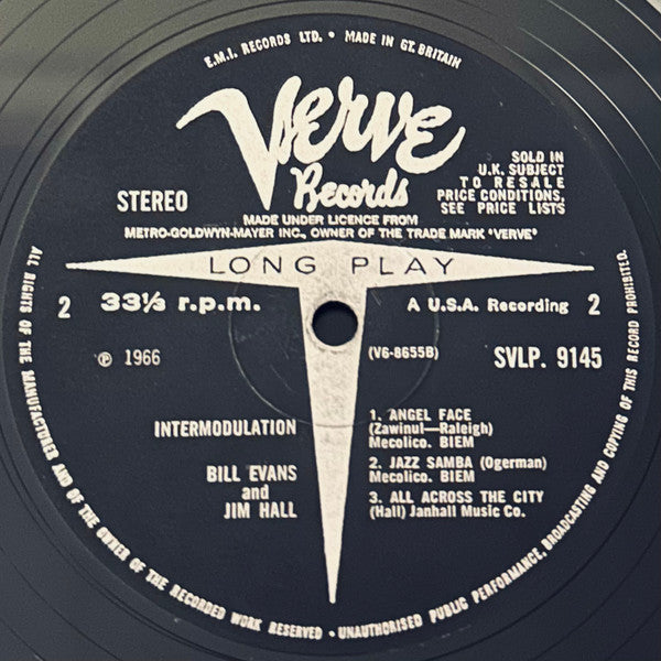 Bill Evans / Jim Hall ~ Intermodulation (Vinyl) - Djungel & Jazz