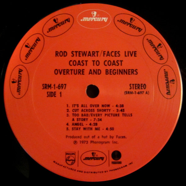 Rod Stewart / Faces ~ Coast To Coast Overture And Beginners (Vinyl) - Djungel & Jazz