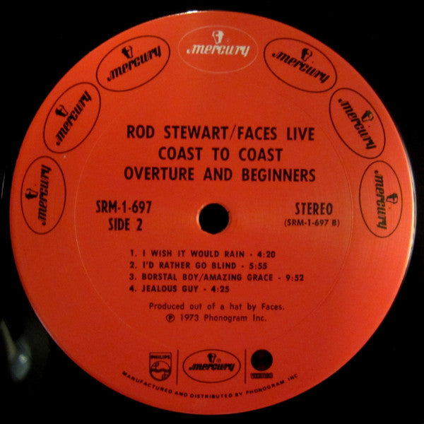 Rod Stewart / Faces ~ Coast To Coast Overture And Beginners (Vinyl) - Djungel & Jazz