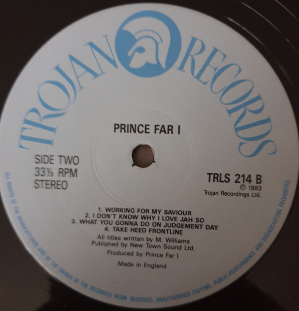 Prince Far I : Musical History (LP, Album)