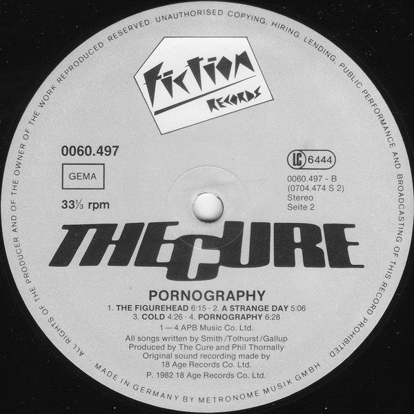 The Cure ~ Pornography (Vinyl) - Djungel & Jazz
