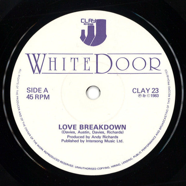 White Door ~ Love Breakdown (Vinyl) - Djungel & Jazz