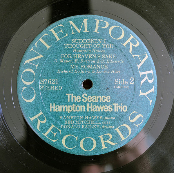 Hampton Hawes Trio ~ The Seance (Vinyl) - Djungel & Jazz