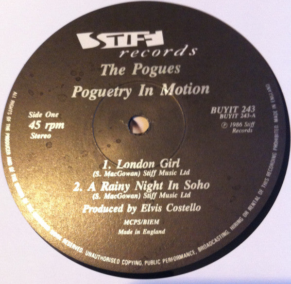 The Pogues ~ Poguetry In Motion (Vinyl) - Djungel & Jazz