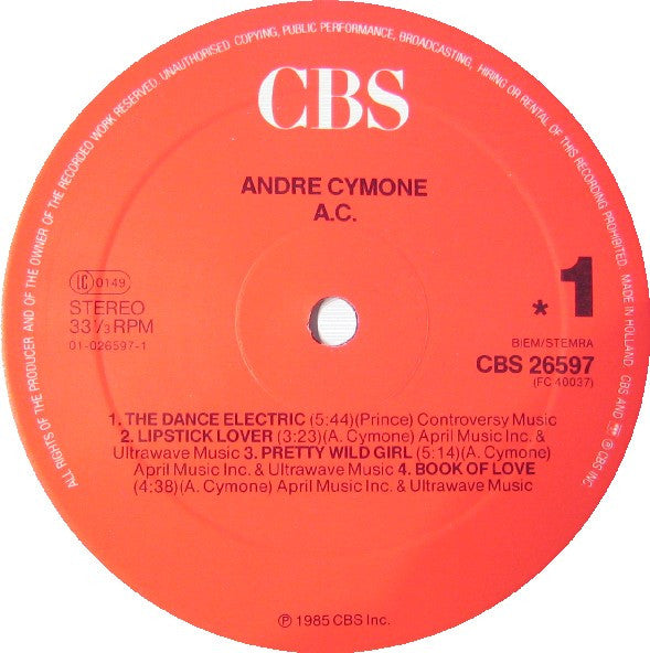 André Cymone ~ A.C. (Vinyl) - Djungel & Jazz