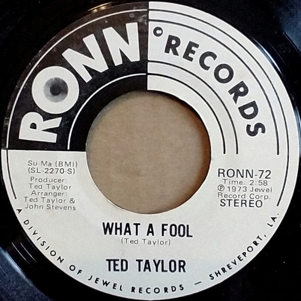 Ted Taylor ~ Make Up For Lost Time (Vinyl) - Djungel & Jazz