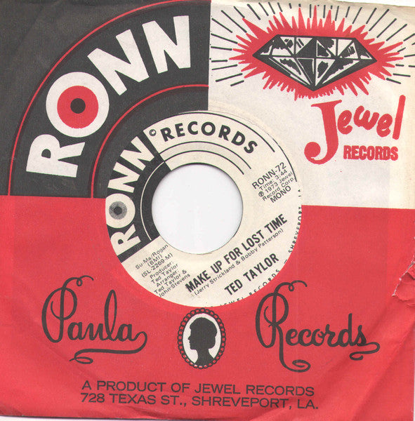 Ted Taylor ~ Make Up For Lost Time (Vinyl) - Djungel & Jazz