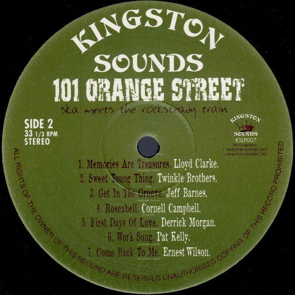 Various : 101 Orange Street - Ska Meets The Rocksteady Train (LP, Comp)