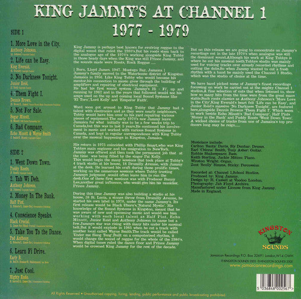 Various ~ King Jammy's At Channel 1 1977-1979 (Vinyl) - Djungel & Jazz