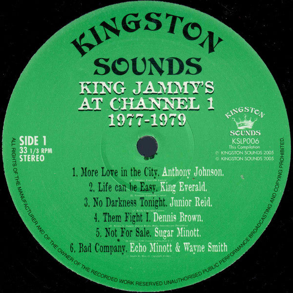 Various : King Jammy's At Channel 1 1977-1979 (LP, Comp)