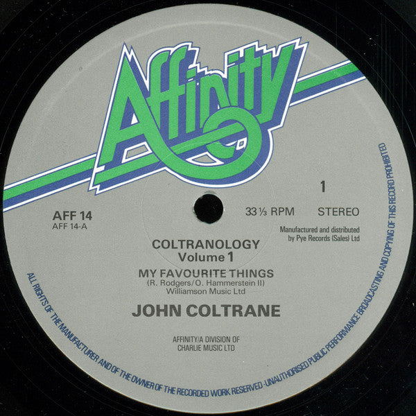 John Coltrane ~ Coltranology Volume One (Vinyl) - Djungel & Jazz