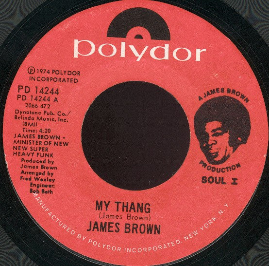 James Brown ~ My Thang / Public Enemy #1 (Vinyl) - Djungel & Jazz