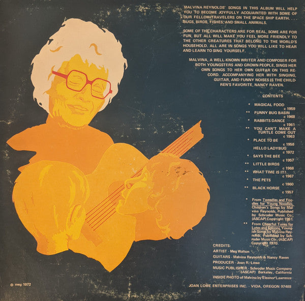 Malvina Reynolds : Funny Bugs, Giggleworms, And Other Good Friends (LP, Album, Comp)