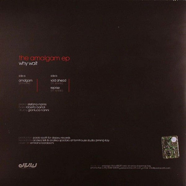 Why Wait : The Amalgam EP (10", EP)