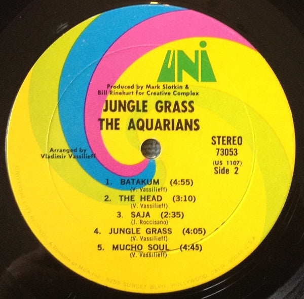The Aquarians : Jungle Grass (LP, Album, Mon)