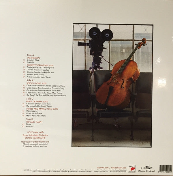 Yo-Yo Ma, Ennio Morricone ~ Yo-Yo Ma Plays Ennio Morricone (Vinyl) - Djungel & Jazz