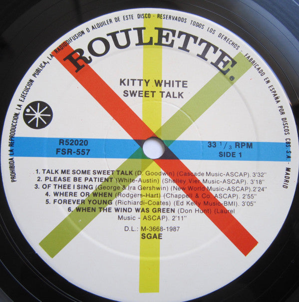 Kitty White ~ Sweet Talk (Vinyl) - Djungel & Jazz