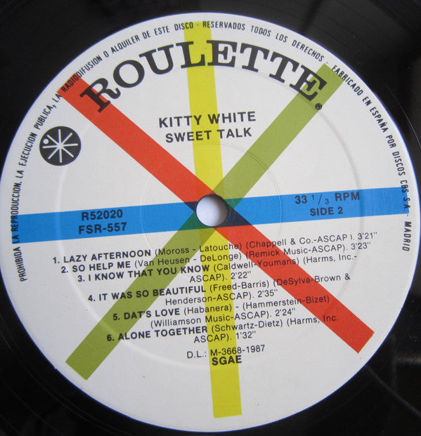 Kitty White ~ Sweet Talk (Vinyl) - Djungel & Jazz