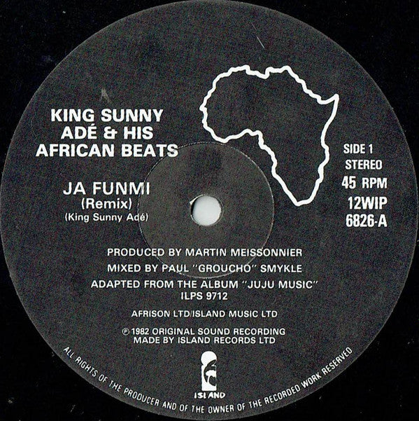 King Sunny Adé & His African Beats* : Ja Funmi (Remix) (12", Single, Bla)
