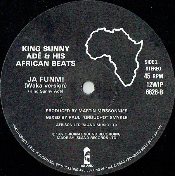 King Sunny Adé & His African Beats* : Ja Funmi (Remix) (12", Single, Bla)