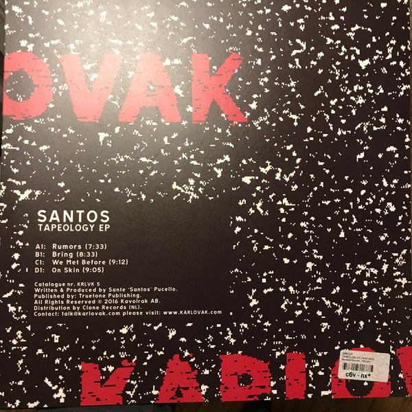 Santos ~ Tapeology EP (Vinyl) - Djungel & Jazz