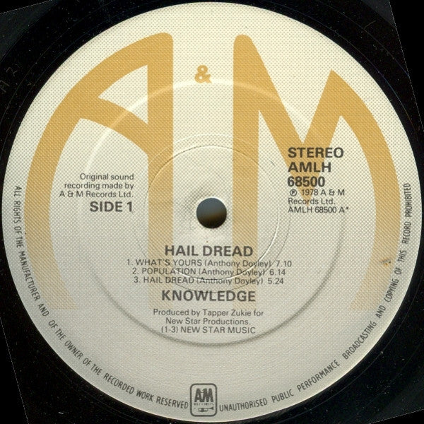 Knowledge (8) : Hail Dread (LP, Album)