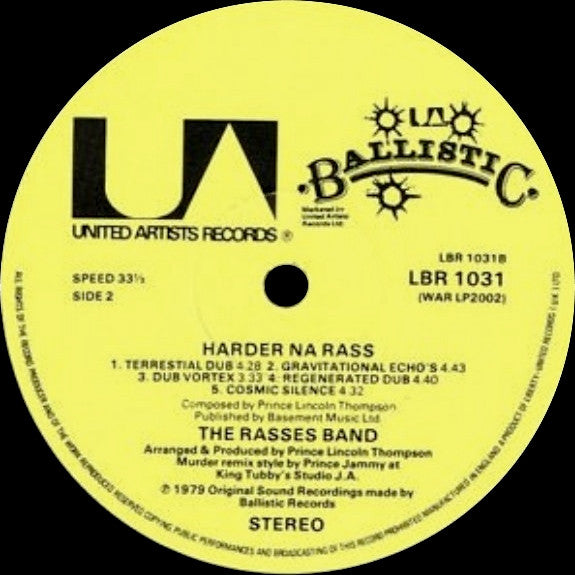 The Royal Rasses : Harder Na Rass (LP, Album)