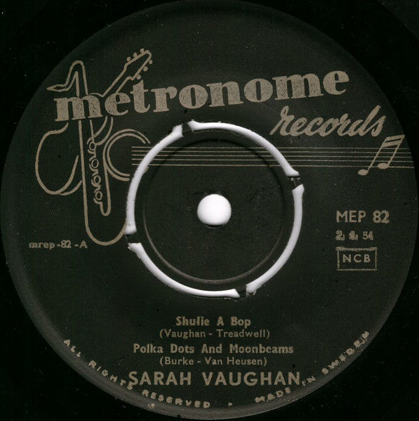 Sarah Vaughan ~ Vol. 1 (Vinyl) - Djungel & Jazz