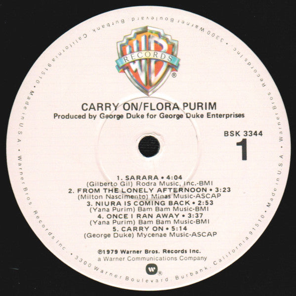 Flora Purim ~ Carry On (Vinyl) - Djungel & Jazz