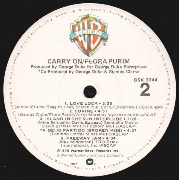 Flora Purim ~ Carry On (Vinyl) - Djungel & Jazz