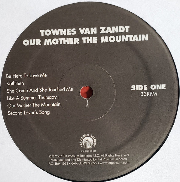 Townes Van Zandt ~ Our Mother The Mountain (Vinyl) - Djungel & Jazz