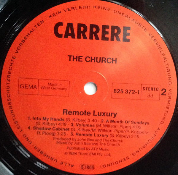 The Church ~ Remote Luxury (Vinyl) - Djungel & Jazz
