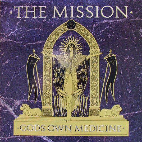 The Mission : Gods Own Medicine (LP, Album)