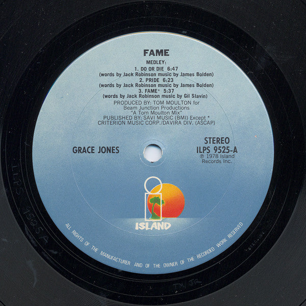 Grace Jones ~ Fame (Vinyl) - Djungel & Jazz