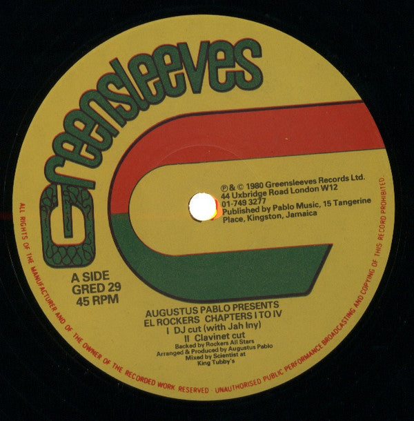 Augustus Pablo ~ El Rockers Chapters I To IV (Vinyl) - Djungel & Jazz