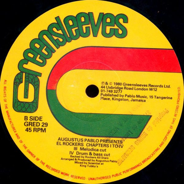 Augustus Pablo ~ El Rockers Chapters I To IV (Vinyl) - Djungel & Jazz
