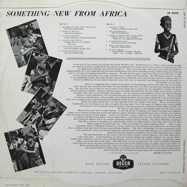 Various : Something New From Africa (LP, Comp)